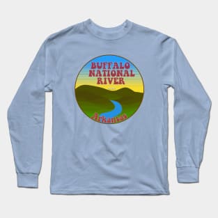 Buffalo National River Design for Stickers, T-Shirts and More Long Sleeve T-Shirt